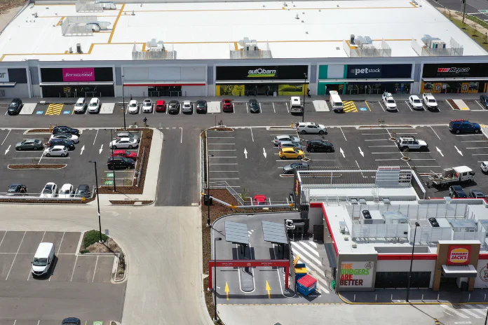 Tarneit Park Hub from above