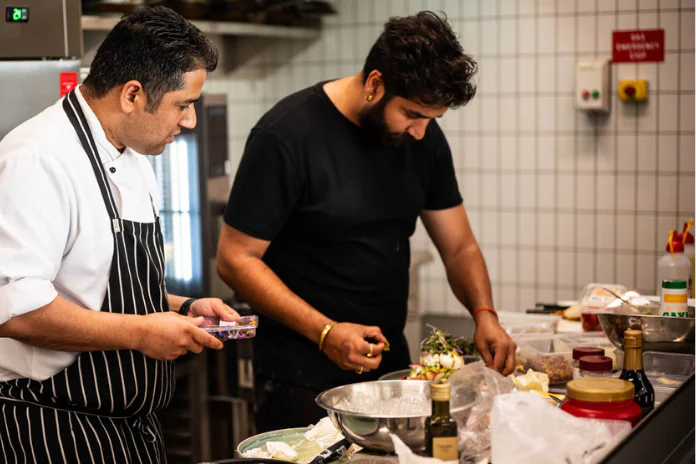 Chefs at Good Manors cafe in Manor Lakes, Melbourne