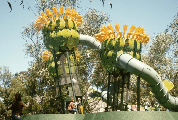 Render of new children's playground in Melbourne