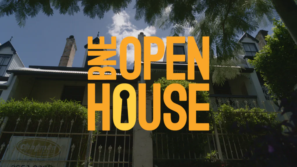 Open House Brisbane 2026 logo on background